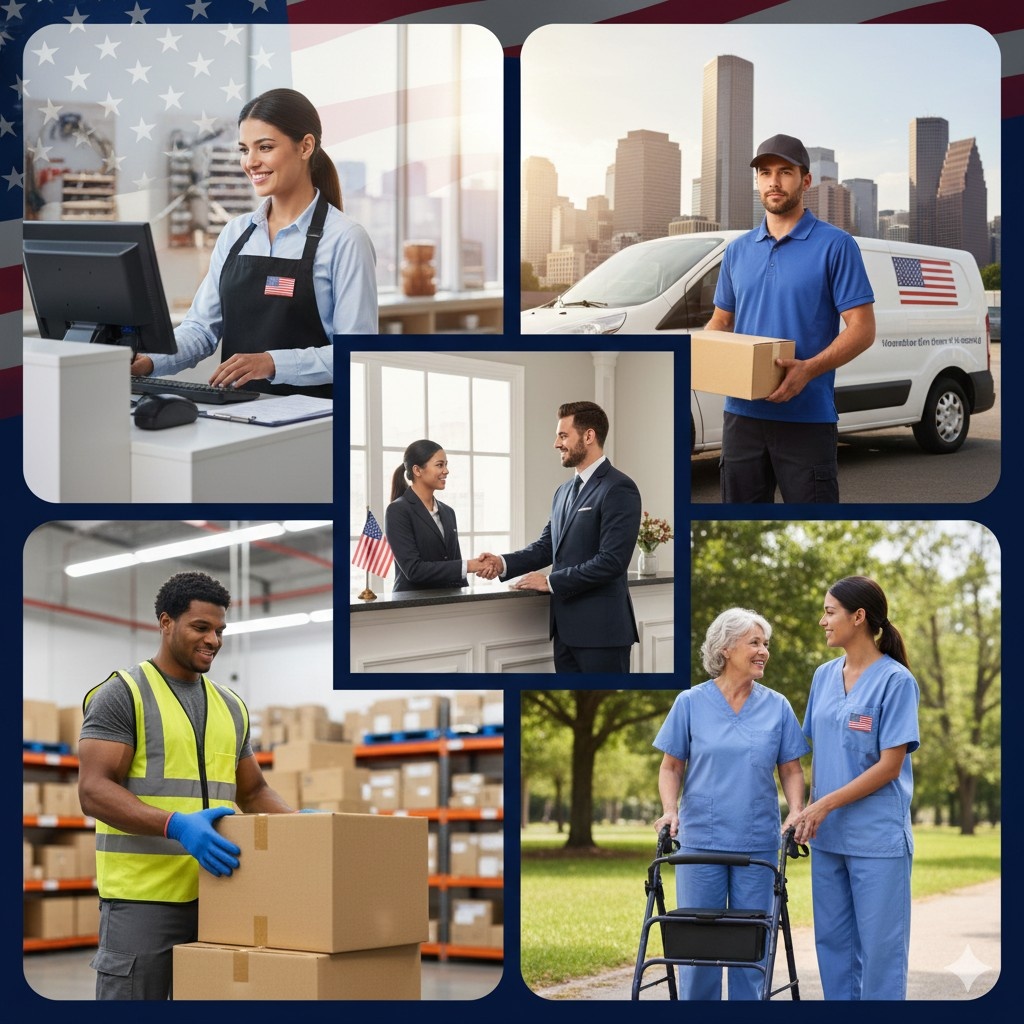 Easiest Jobs in the USA for Immigrants With No Experience (2025–2026)