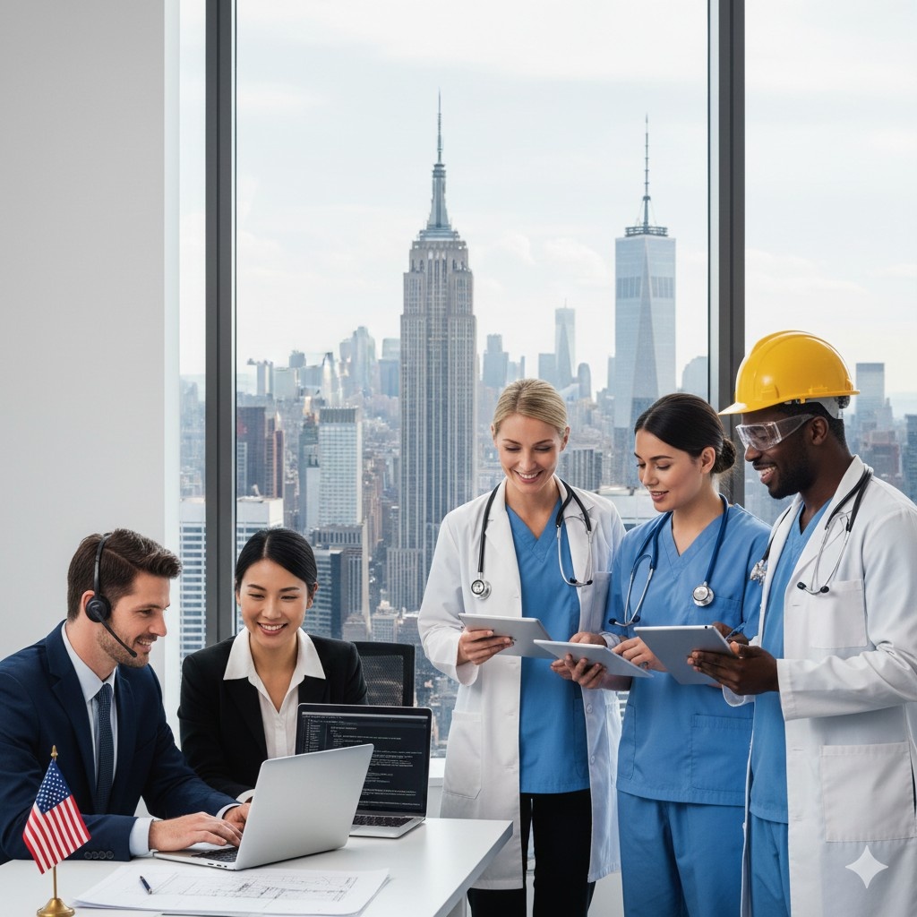 Top High-Paying Jobs in the USA for Foreign Workers (2025–2026)